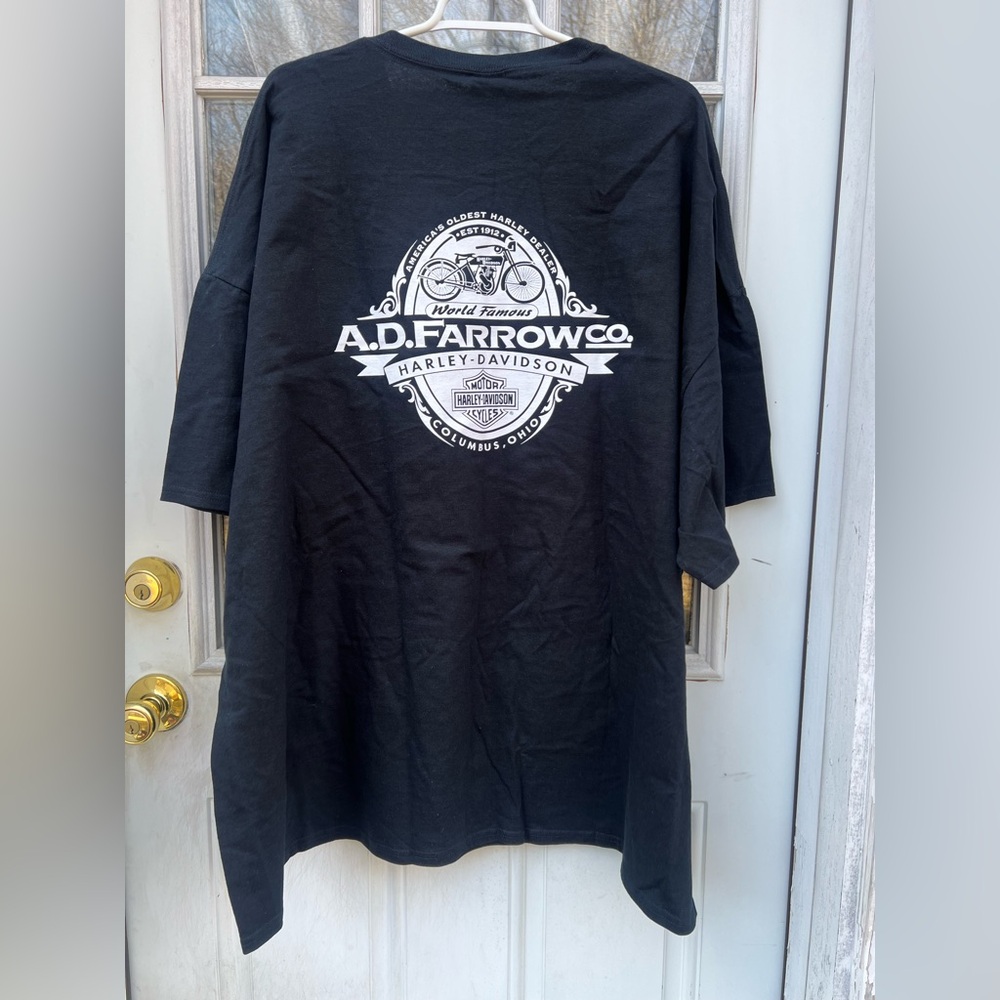 A.D. Farrows Co. Buckeye Motorcycle Club Columbus, Ohio~Men’s 4XL T-Shirt NWT